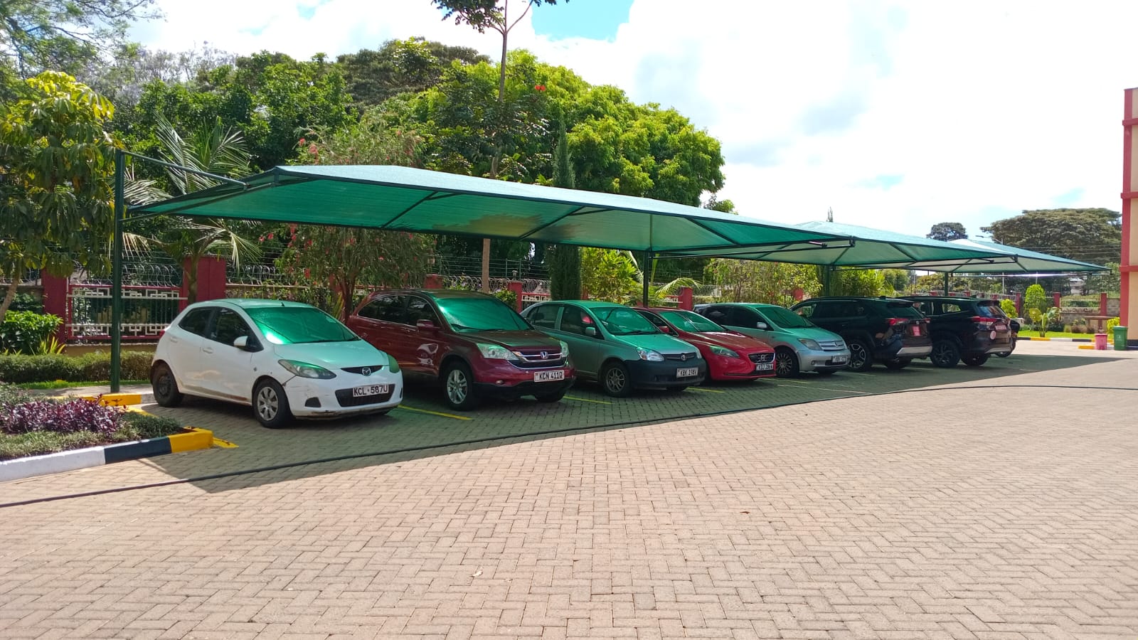 Matriarch Canopies Quote Tents Car Shades Pergolas Gazebos Parasols Screen Fence Extension Umbrellas Pool Shades Scaffolding Restaurant Shades Sail Camping Car-Ports Affordable Prices Kenya Nairobi Golden Shades Waterproof