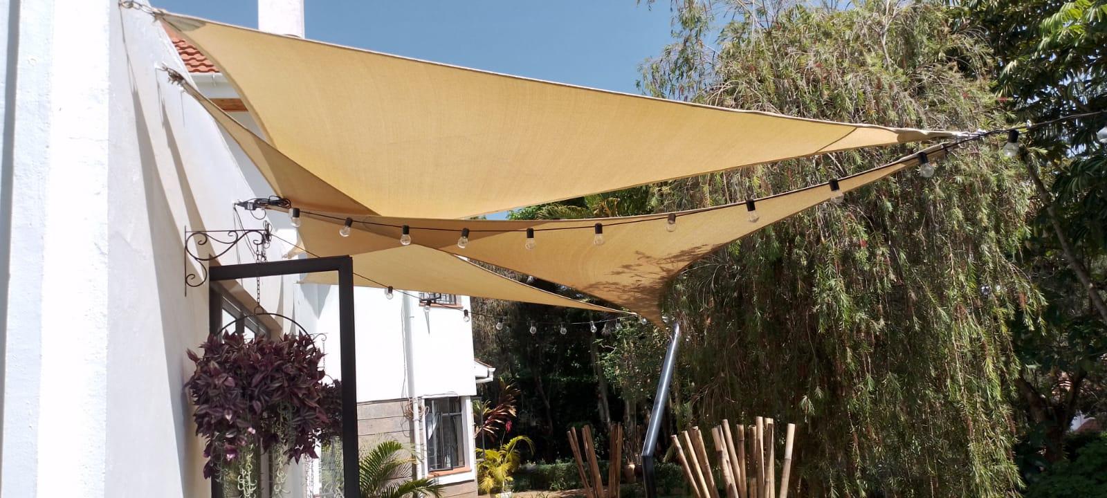 Matriarch Canopies Quote Tents Car Shades Pergolas Gazebos Parasols Screen Fence Extension Umbrellas Pool Shades Scaffolding Restaurant Shades Sail Camping Car-Ports Affordable Prices Kenya Nairobi Golden Shades Waterproof